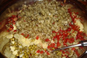 Salata cu carne de gasca