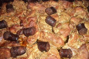 Pulpa marinata la cuptor