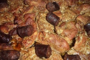 Pulpa marinata la cuptor
