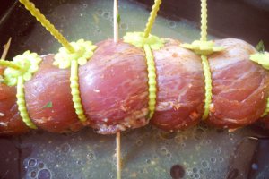 Muşchiulet de porc, umplut