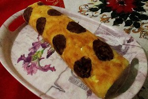 Rulada cu ganache de ciocolata