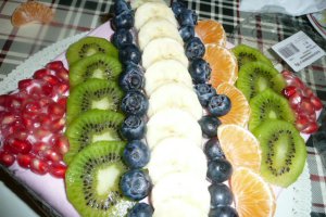 Tort in trei culori pentru a 300-a reteta
