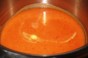 Supa crema de legume cu zdrente de ou