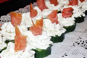 Aperitive cu somon