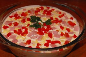 Salata cu sunca