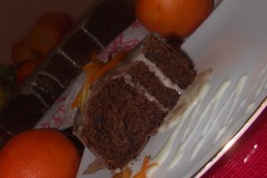 Tort de portocale si ciocolata
