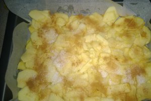 Prajitura cu mere si crema de vanilie