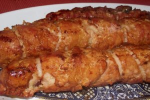 Rulada de carne, cu legume si cascaval