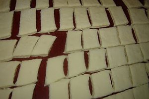 Patratele cu brinza si crema de lamiie