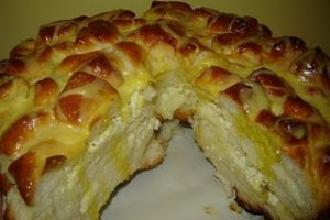 Patratele cu brinza si crema de lamiie