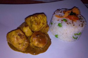 Orez cu pui curry
