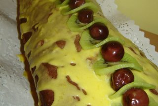 Chec cu mere si crema de lamiie
