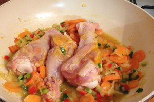 Pulpe de curcan cu fasole pastai si ciuperci