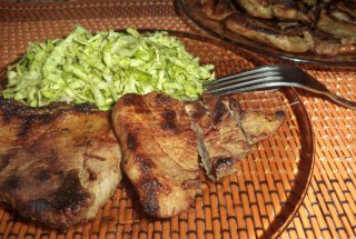 Gratar de porc pe tigaie grill