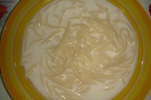 Spaghetti cu lapte
