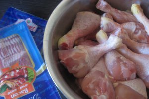 Pulpe in bacon