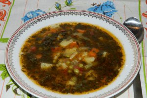 Ciorba de legume cu tarhon