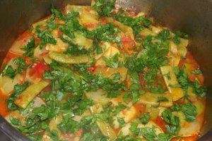 Tocanita de dovlecel cu fasole verde