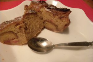 Panettone pudding cu crema caramel