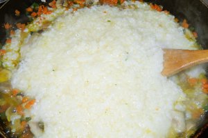 Orez cu ciuperci