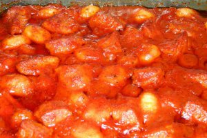 Gnocchi cu carne de porc