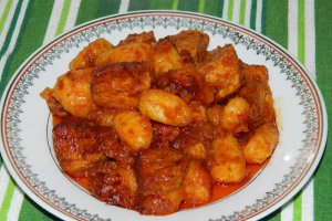 Gnocchi cu carne de porc