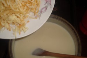 Pui cu cartofi si sos bechamel