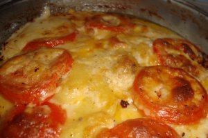 Pui cu cartofi si sos bechamel