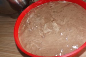 Tort cu migdale, crema de lapte si ganache