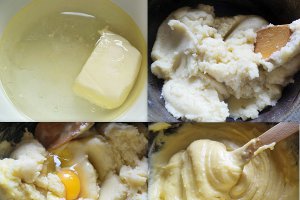 Ecler cu crema de vanilie si frisca