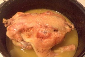 Pui umplut cu carne tocata