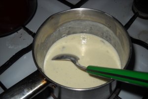 Gratin de ravioli cu gorgonzola