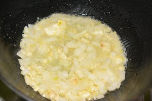 Pui cu ciuperci si camembert