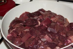 Maruntaie de porc, cu mamaliga