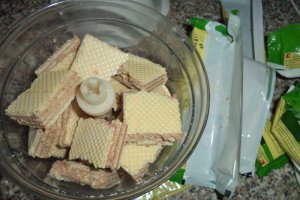 Prajitura cu migdale si crema aromata