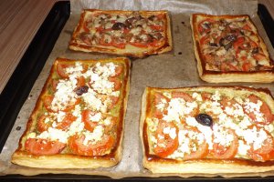 Mini-tarte mediteraneene