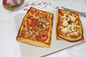 Mini-tarte mediteraneene