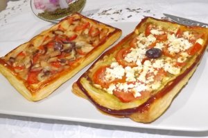 Mini-tarte mediteraneene