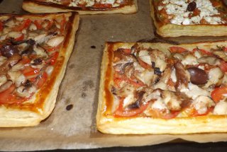 Mini-tarte mediteraneene