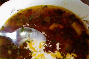 Ciorbă de cartofi şi fasole verde
