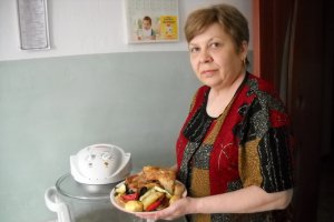 Pui cu legume la cuptor cu halogen