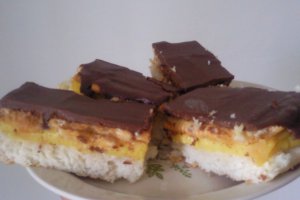 Prajitura Tosca cu nuca de cocos