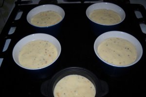 Spuma de cascaval afumat si busuioc