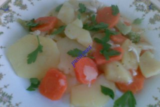 Legume cu piept de pui la cuptor