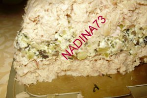 Rulada de ton cu crema de masline