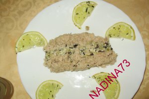 Rulada de ton cu crema de masline