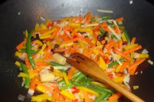 Pui cu legume