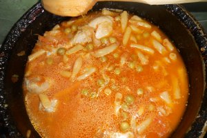 Tocanita de pui la minut