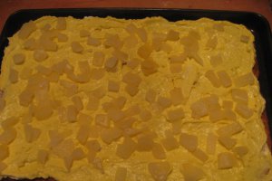 Prajitura cu crema de oua si ganache de ciocolata