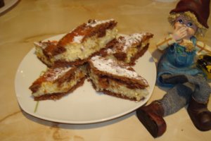 Prajitura cu branza dulce si iaurt